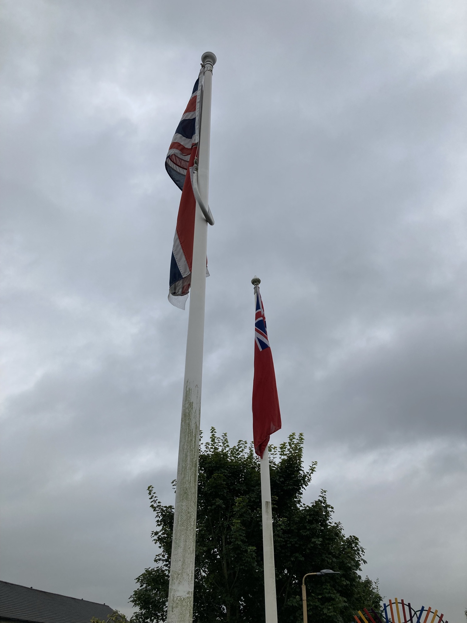 Flying the Red Ensign for Merchant Navy Day 3 September 2021