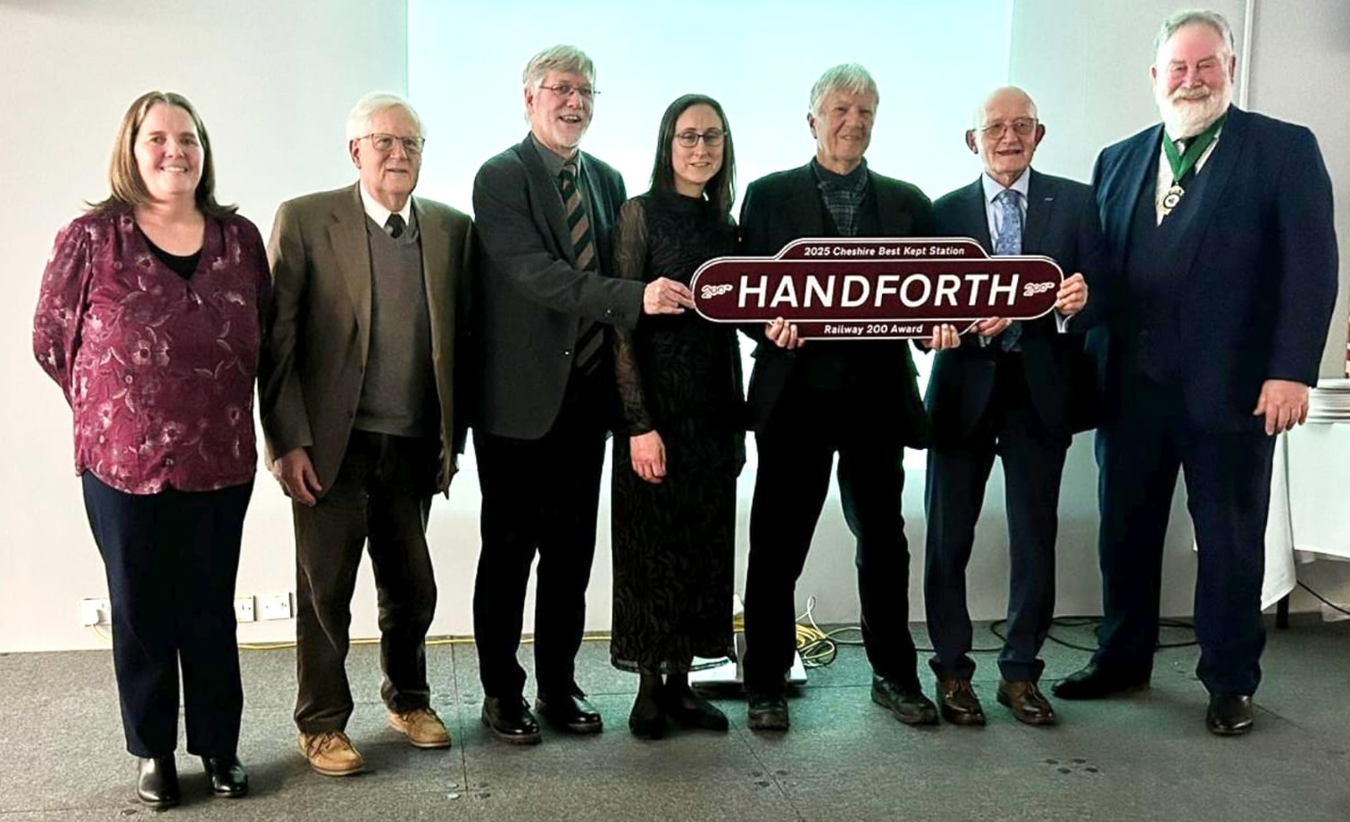 FoHS win award for their Railway 200 work