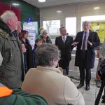 Andrew Jones MP - Parliamentary Under Secretary of State at the Department for Transport responsible for the railways - visits Handforth with local MP Esther McVey to mark the announcement of Access for All funding