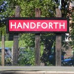 Newly completed running-in board (aka the Connolly sign) Connolly Running In Board