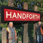 The sign successfully mounted