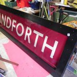 Renovating the sign