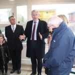 Andrew Jones MP - Parliamentary Under Secretary of State at the Department for Transport responsible for the railways - visits Handforth with local MP Esther McVey to mark the announcement of Access for All funding